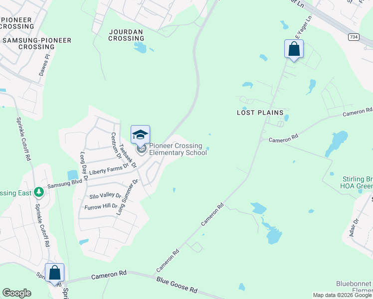 map of restaurants, bars, coffee shops, grocery stores, and more near 11505 Church Canyon Drive in Austin
