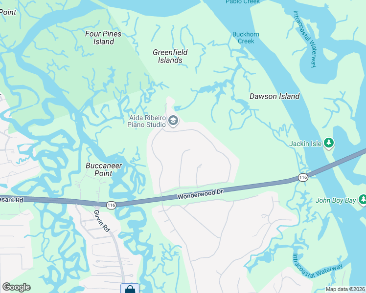 map of restaurants, bars, coffee shops, grocery stores, and more near 1712 Dover Hill Drive in Jacksonville