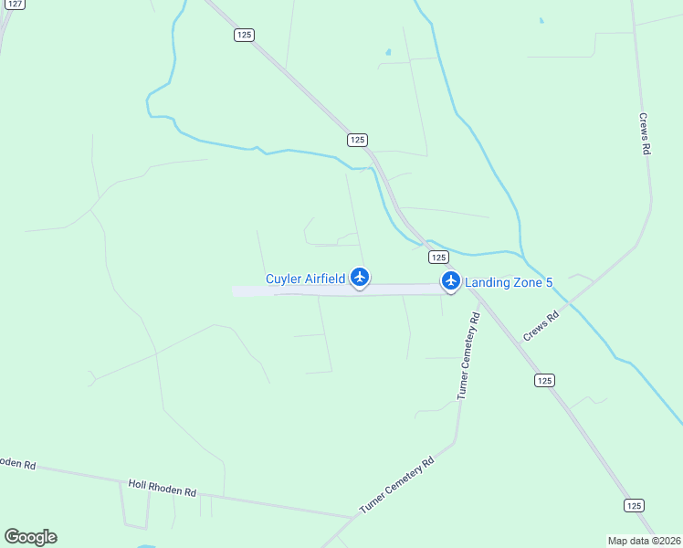 map of restaurants, bars, coffee shops, grocery stores, and more near 17707 Cuyler Airfield Lane in Glen Saint Mary
