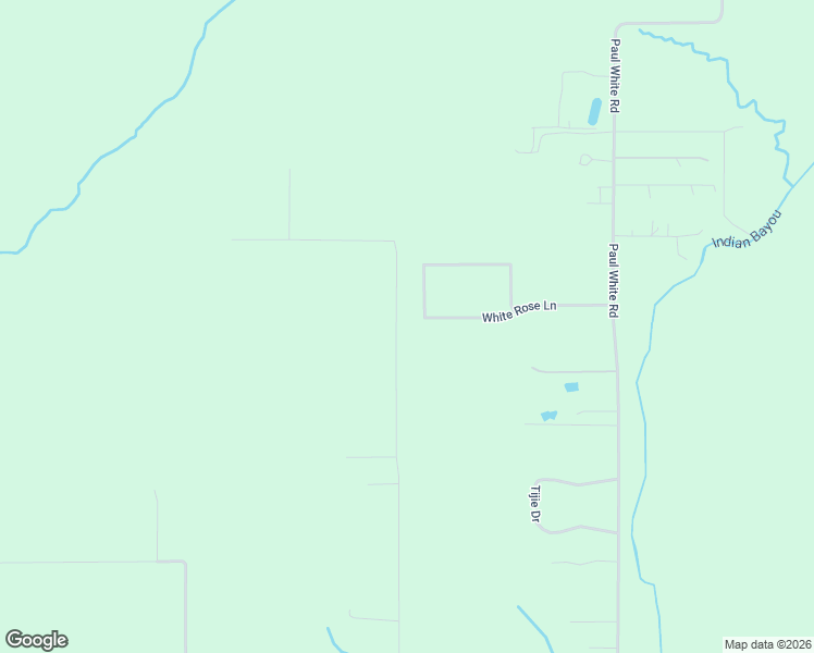 map of restaurants, bars, coffee shops, grocery stores, and more near White Rose Lane in Moss Bluff