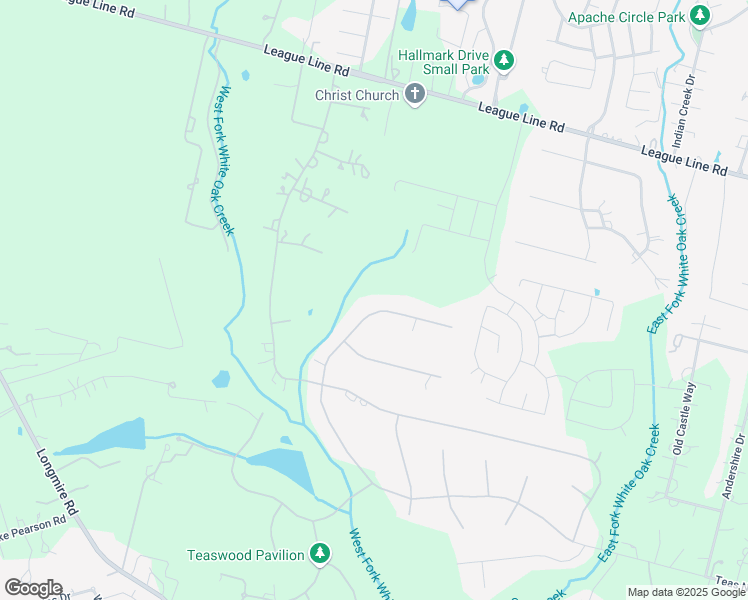 map of restaurants, bars, coffee shops, grocery stores, and more near 7445 Enchanted Stream Drive in Conroe