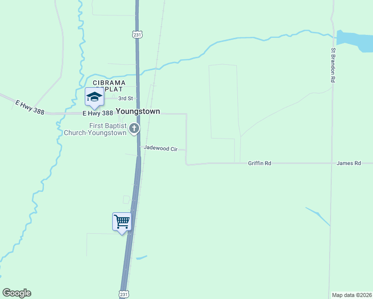map of restaurants, bars, coffee shops, grocery stores, and more near 11610 Jadewood Circle in Youngstown
