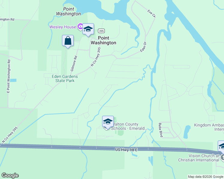 map of restaurants, bars, coffee shops, grocery stores, and more near 48 Carlos Court in Santa Rosa Beach