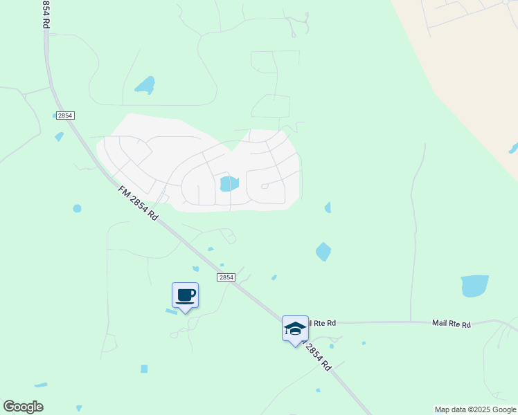map of restaurants, bars, coffee shops, grocery stores, and more near 16128 FM 2854 Road in Montgomery