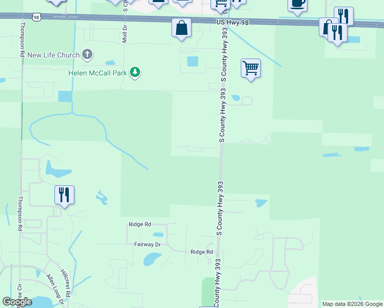 map of restaurants, bars, coffee shops, grocery stores, and more near in Santa Rosa Beach
