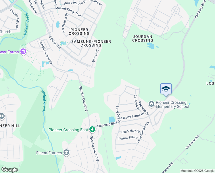map of restaurants, bars, coffee shops, grocery stores, and more near 10944 Short Springs Drive in Austin
