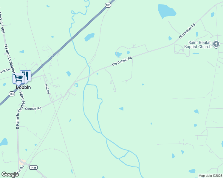 map of restaurants, bars, coffee shops, grocery stores, and more near 2849 Old Plantersville Road in Montgomery