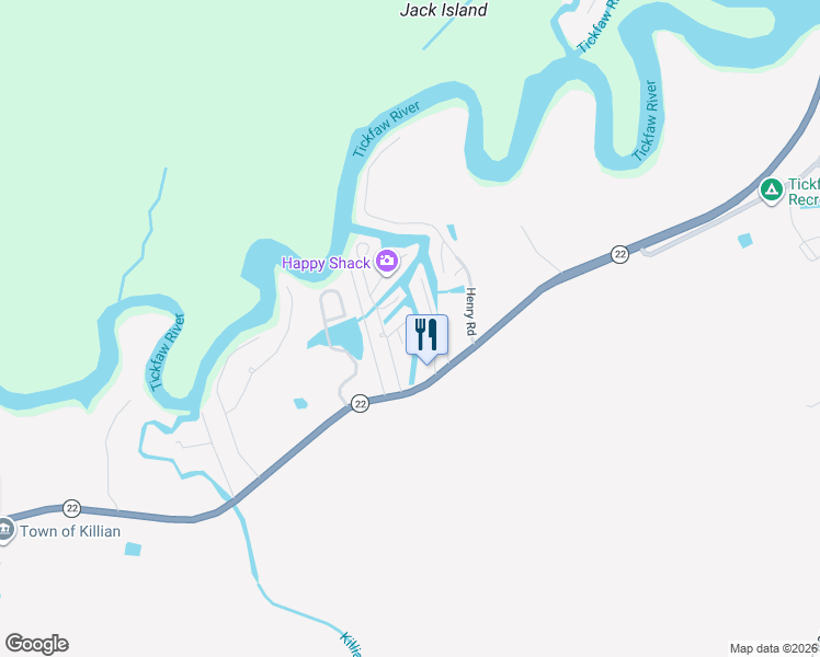 map of restaurants, bars, coffee shops, grocery stores, and more near 31416 Barbara Drive in Springfield