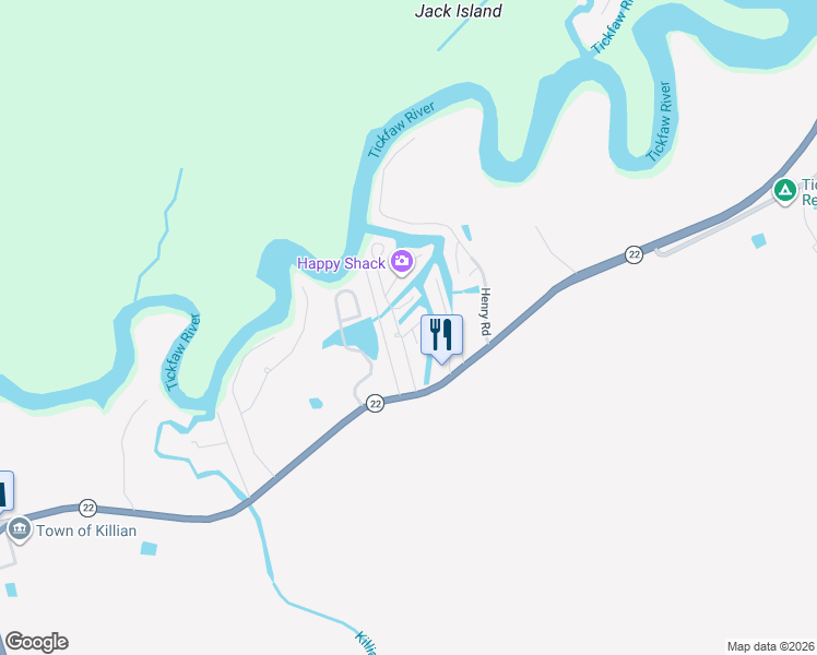 map of restaurants, bars, coffee shops, grocery stores, and more near 31416 Barbara Drive in Springfield