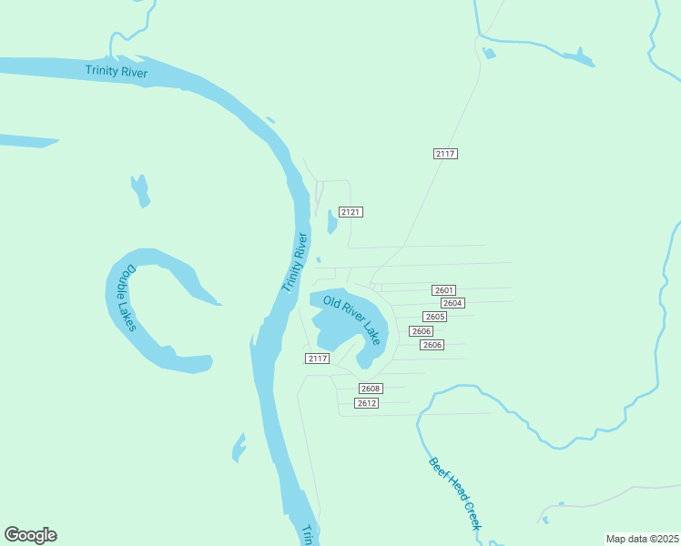 map of restaurants, bars, coffee shops, grocery stores, and more near 115 County Road 2122a in Cleveland