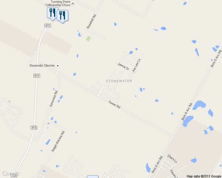 map of restaurants, bars, coffee shops, grocery stores, and more near 14300 Cummins Way in Manor