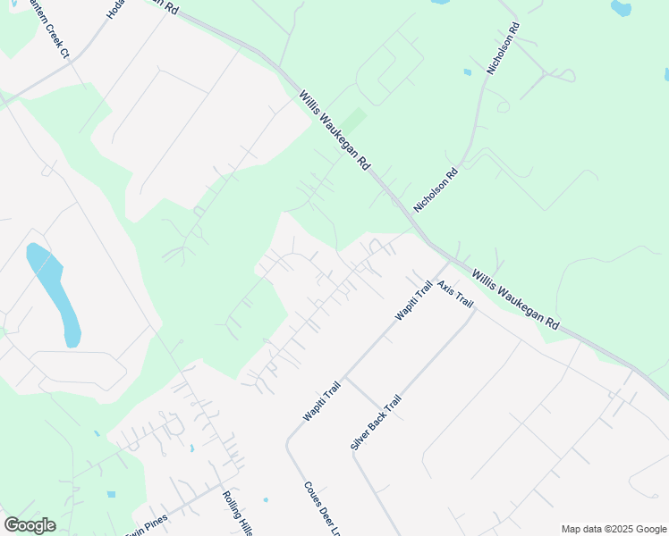 map of restaurants, bars, coffee shops, grocery stores, and more near 12759 Water Buck Court in Conroe