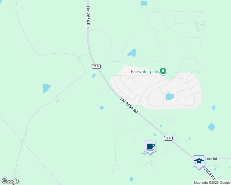 map of restaurants, bars, coffee shops, grocery stores, and more near 21520 FM 2854 Road in Montgomery