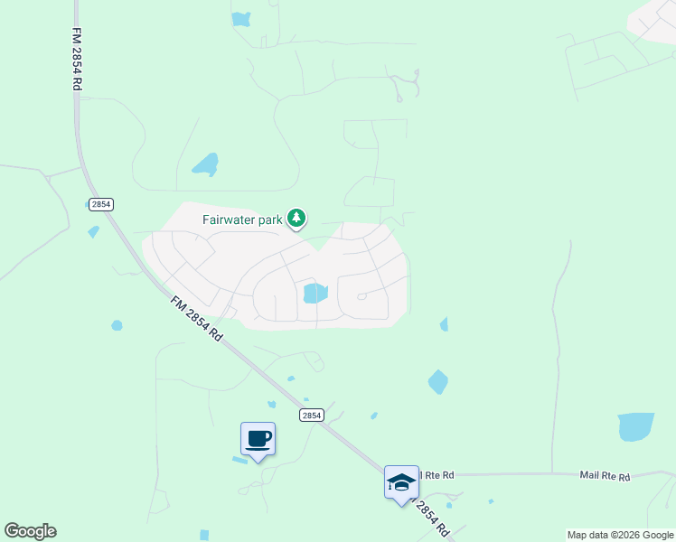 map of restaurants, bars, coffee shops, grocery stores, and more near 21520 FM 2854 Road in Montgomery