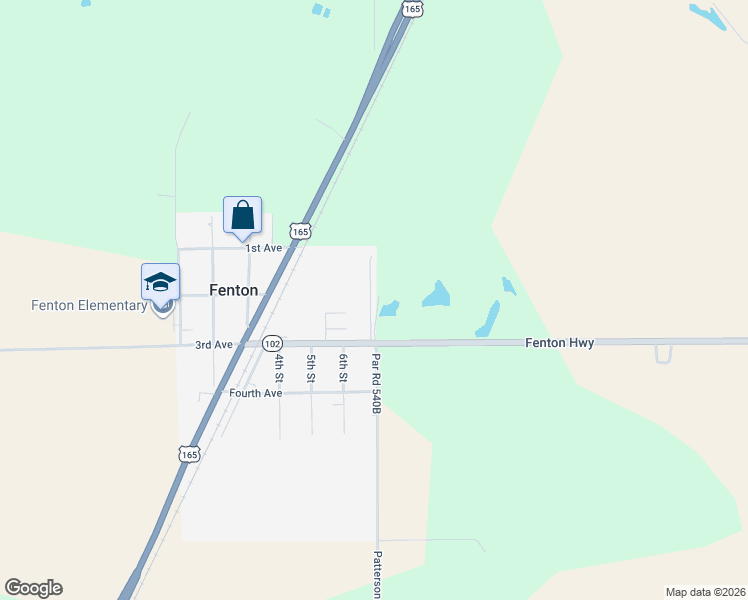 map of restaurants, bars, coffee shops, grocery stores, and more near in Fenton