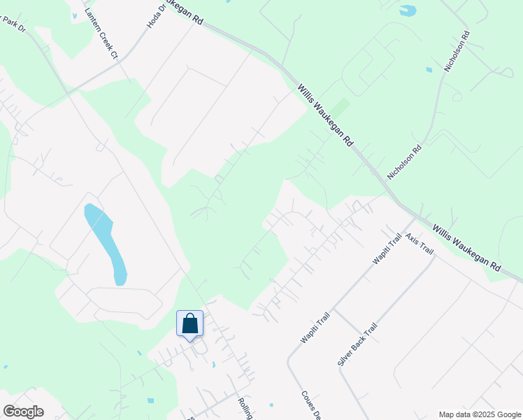 map of restaurants, bars, coffee shops, grocery stores, and more near 12735 Water Buck Lane in Conroe