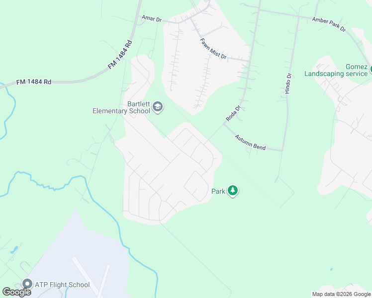 map of restaurants, bars, coffee shops, grocery stores, and more near Roda Dr in Conroe