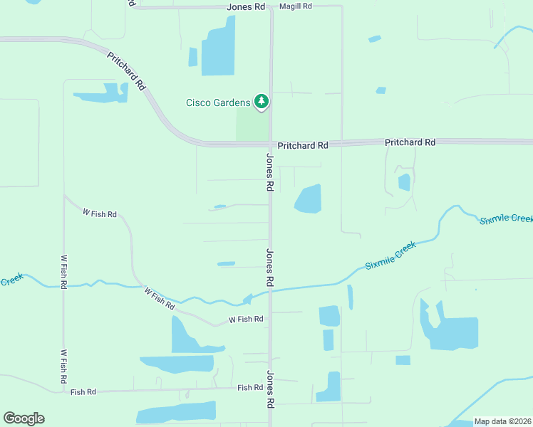 map of restaurants, bars, coffee shops, grocery stores, and more near 3766 Jones Road in Jacksonville
