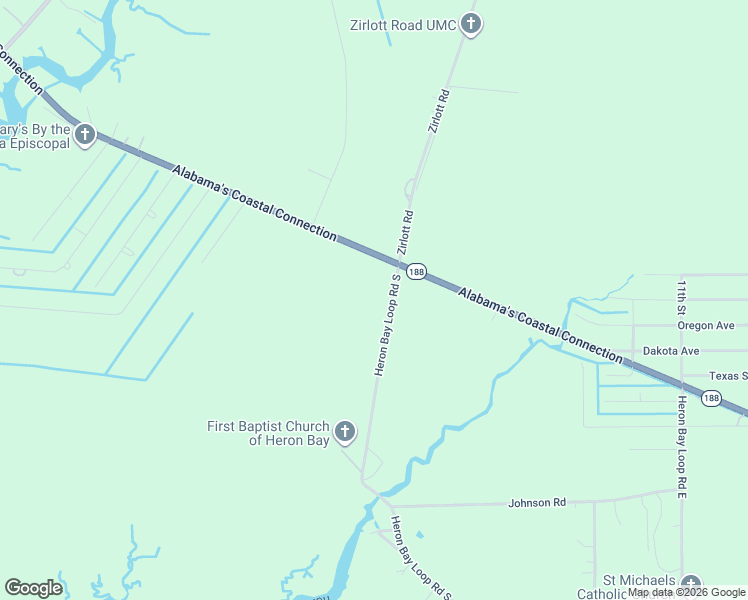 map of restaurants, bars, coffee shops, grocery stores, and more near 278 North Craft Highway in Coden