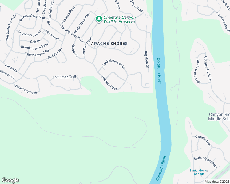 map of restaurants, bars, coffee shops, grocery stores, and more near 13821 Hunters Pass in Austin