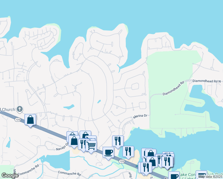 map of restaurants, bars, coffee shops, grocery stores, and more near 139 Dawns Edge in Montgomery