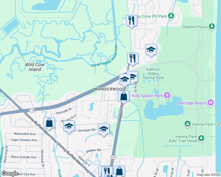 map of restaurants, bars, coffee shops, grocery stores, and more near 2908 Apollo Drive in Jacksonville