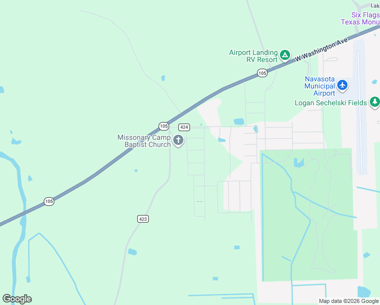 map of restaurants, bars, coffee shops, grocery stores, and more near 1901 Champions Drive in Navasota