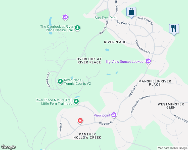 map of restaurants, bars, coffee shops, grocery stores, and more near 4340 Canoas Drive in Austin