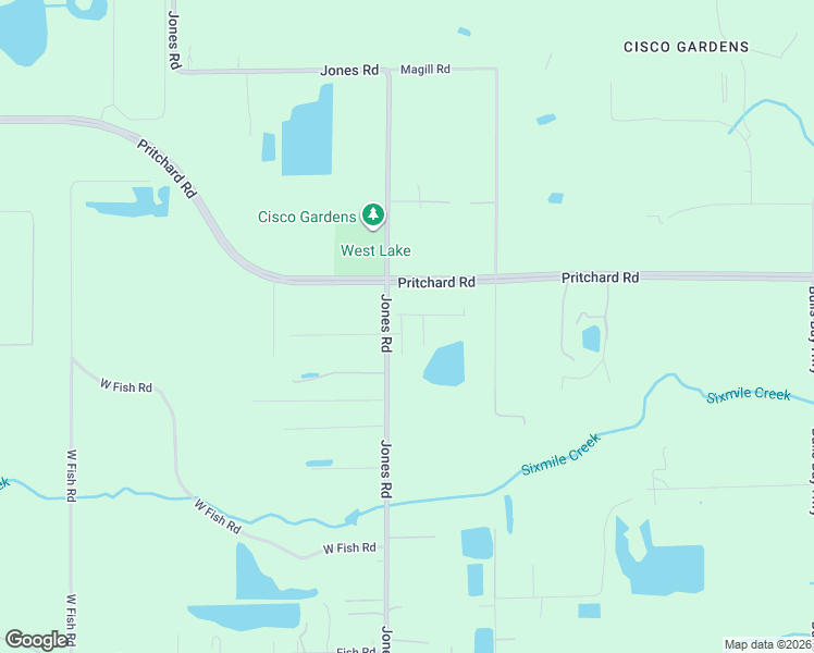 map of restaurants, bars, coffee shops, grocery stores, and more near 9064 Pritchard Road in Jacksonville
