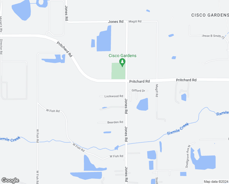 map of restaurants, bars, coffee shops, grocery stores, and more near 9151 Lockwood Road in Jacksonville