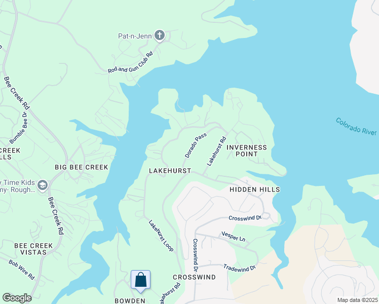 map of restaurants, bars, coffee shops, grocery stores, and more near 2201 Dorado Pass in Spicewood