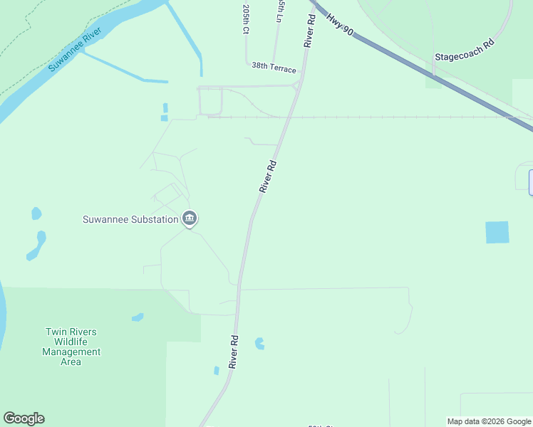 map of restaurants, bars, coffee shops, grocery stores, and more near 4298 River Road in Live Oak