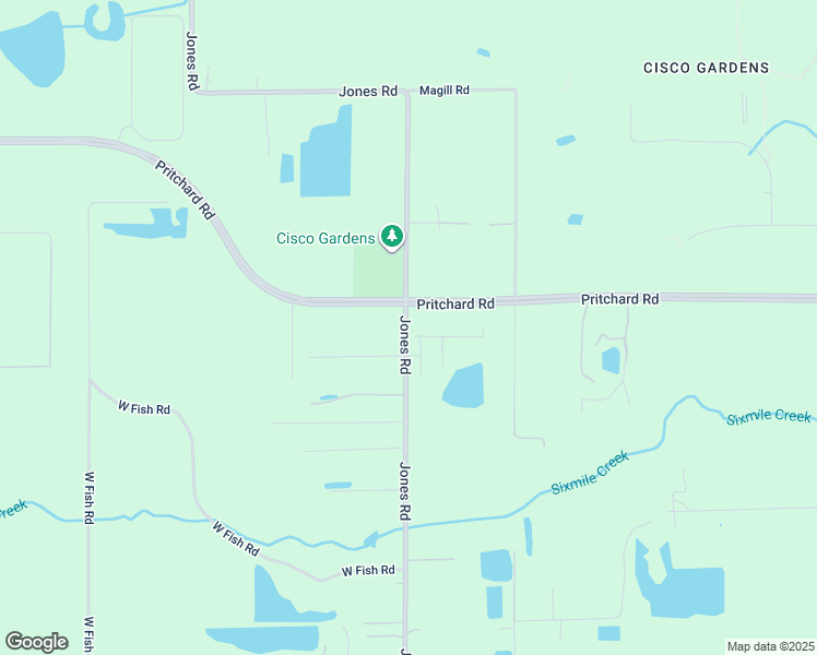 map of restaurants, bars, coffee shops, grocery stores, and more near 4051 Jones Road in Jacksonville