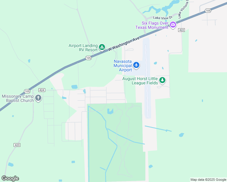 map of restaurants, bars, coffee shops, grocery stores, and more near 7414 Saint Andrews Drive in Navasota