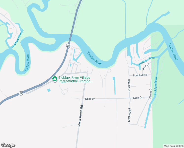 map of restaurants, bars, coffee shops, grocery stores, and more near 32236 Kemp Road in Springfield