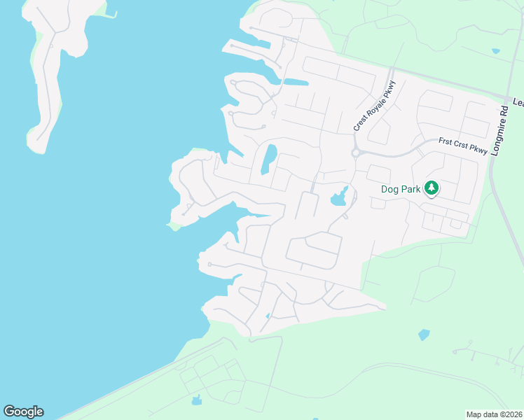 map of restaurants, bars, coffee shops, grocery stores, and more near 6057 Longmire Trail in Conroe