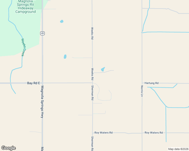 map of restaurants, bars, coffee shops, grocery stores, and more near 10010 Weeks Road in Foley
