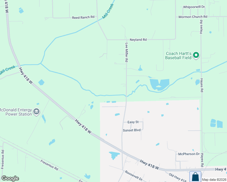 map of restaurants, bars, coffee shops, grocery stores, and more near 1599 Lee Miller Road in Silsbee