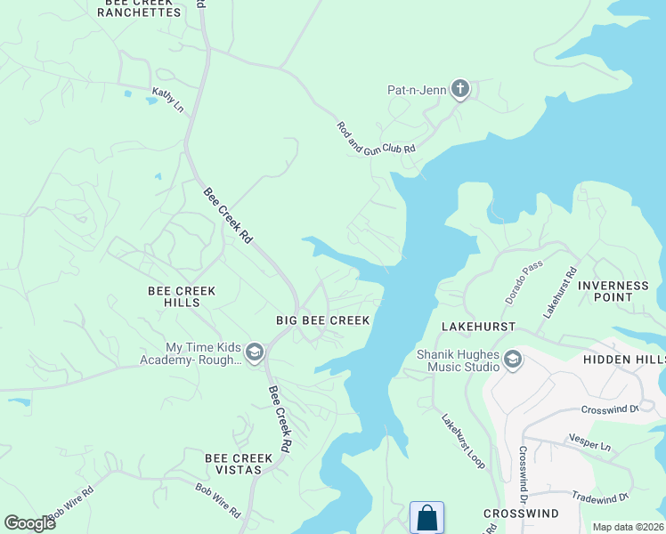 map of restaurants, bars, coffee shops, grocery stores, and more near 2607 Oak Ridge Drive in Spicewood