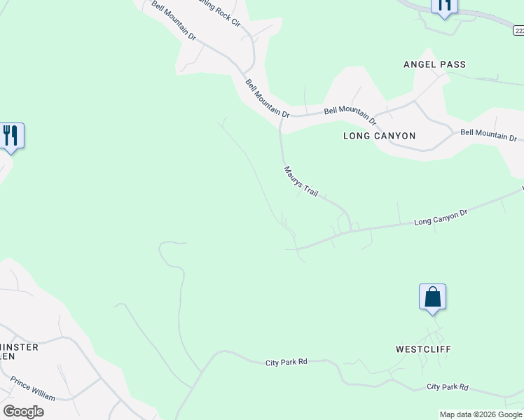 map of restaurants, bars, coffee shops, grocery stores, and more near 5722 Standing Rock Drive in Austin
