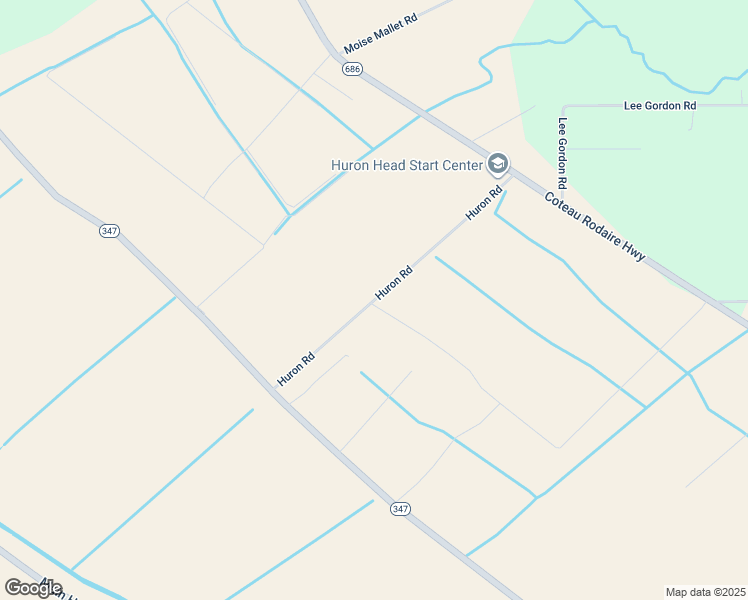 map of restaurants, bars, coffee shops, grocery stores, and more near 1066 Huron Road in Arnaudville