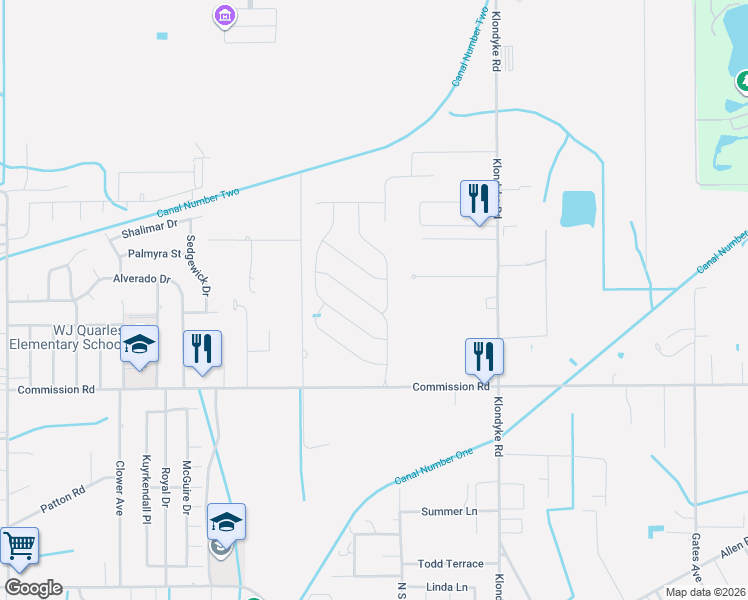 map of restaurants, bars, coffee shops, grocery stores, and more near 1034 Castine Pointe Boulevard in Long Beach