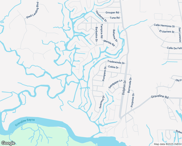 map of restaurants, bars, coffee shops, grocery stores, and more near 2101 Tradewinds Drive in Gautier