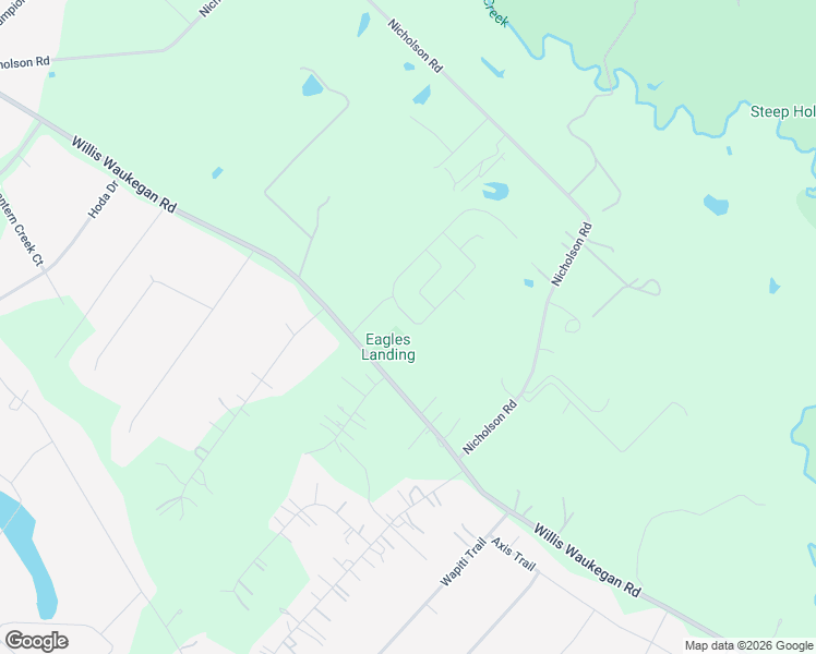 map of restaurants, bars, coffee shops, grocery stores, and more near 12845 Willis Waukegan Road in Conroe