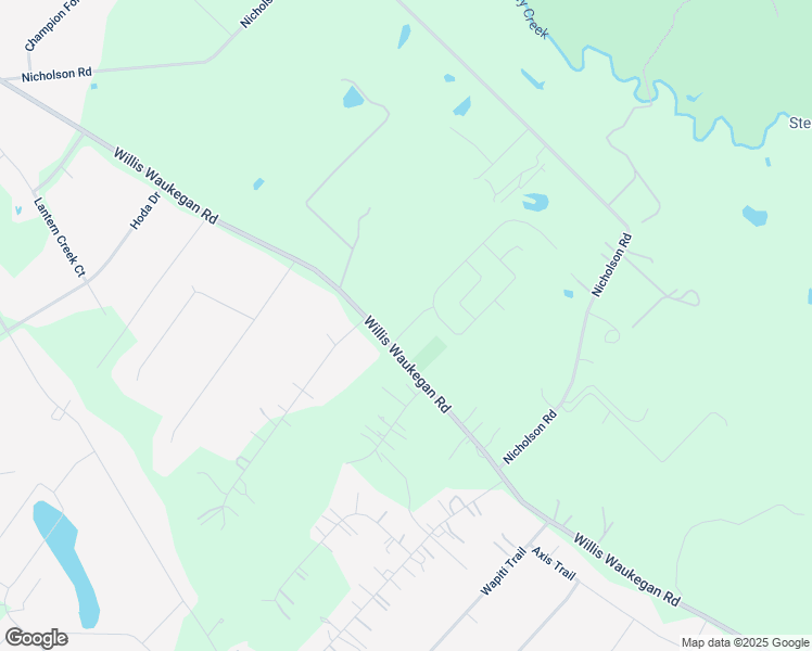 map of restaurants, bars, coffee shops, grocery stores, and more near 12807 Willis Waukegan Road in Conroe