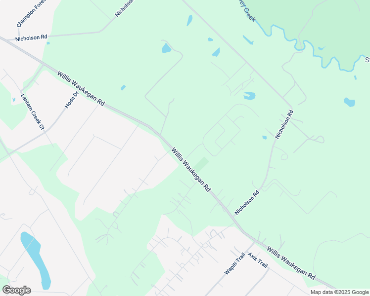 map of restaurants, bars, coffee shops, grocery stores, and more near 12807 Willis Waukegan Road in Conroe