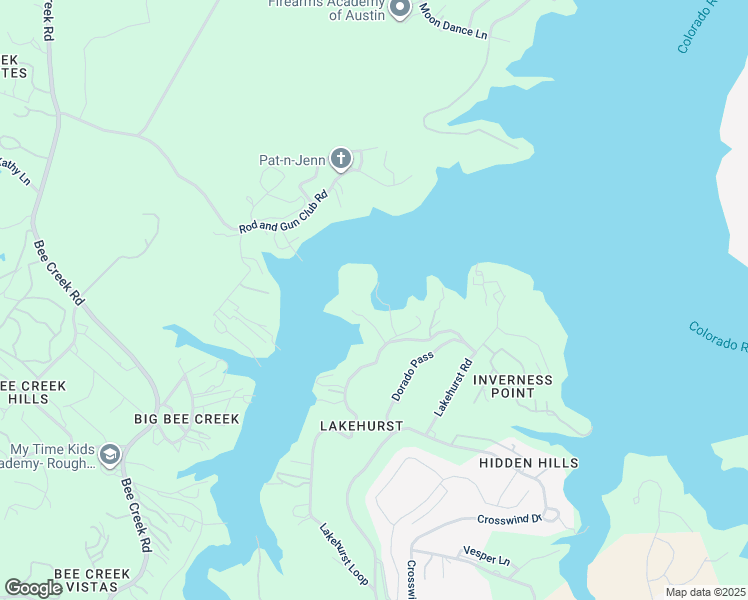 map of restaurants, bars, coffee shops, grocery stores, and more near 19817 Lakehurst Loop in Spicewood