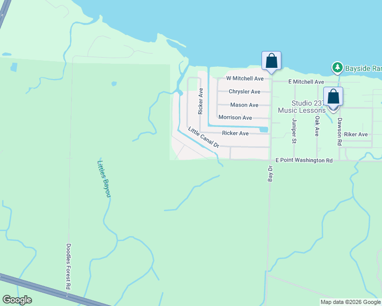 map of restaurants, bars, coffee shops, grocery stores, and more near 403 West Point Washington Road in Santa Rosa Beach