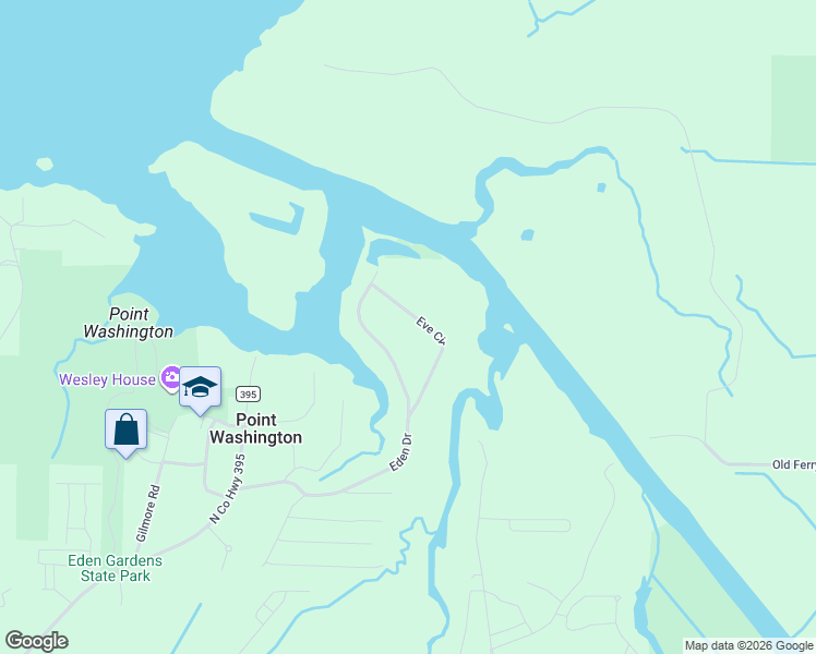map of restaurants, bars, coffee shops, grocery stores, and more near 279 Eve Circle in Santa Rosa Beach