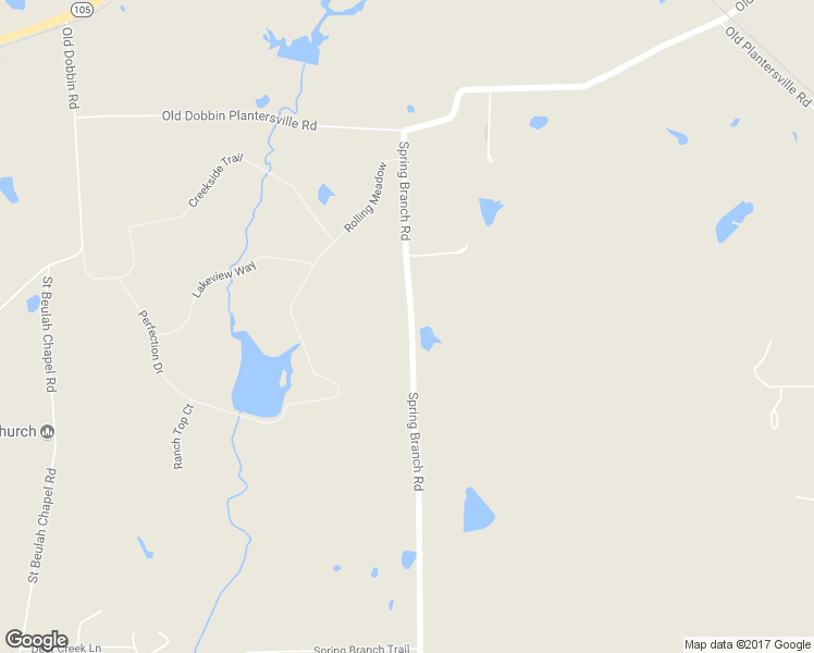 map of restaurants, bars, coffee shops, grocery stores, and more near 4009 Spring Branch Road in Montgomery